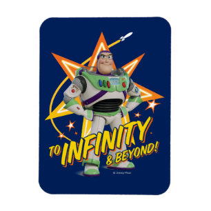 Toy Story 4 Buzz "To Infinity & Beyond" Stars Magnet