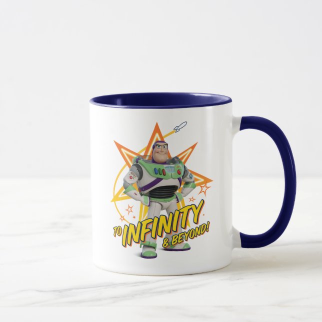 Toy Story 4 | Buzz "To Infinity & Beyond" Stars Mug (Right)
