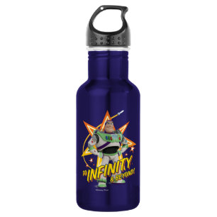 Toy Story 4   Buzz "To Infinity & Beyond" Stars Stainless Steel Water Bottle
