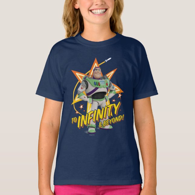 Toy Story 4 | Buzz "To Infinity & Beyond" Stars T-Shirt (Front)