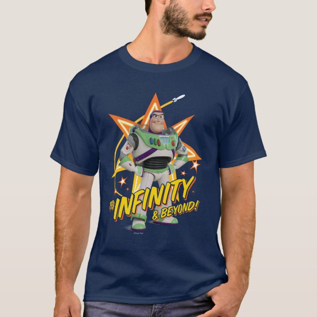 Toy Story 4 | Buzz "To Infinity & Beyond" Stars T-Shirt (Front)