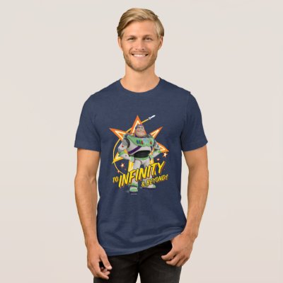 Toy Story 4 | Buzz &quot;To Infinity &amp; Beyond&quot; Stars Tri-Blend Shirt