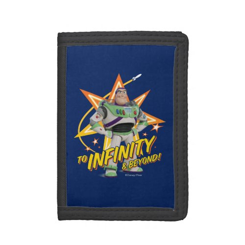 Toy Story 4  Buzz To Infinity  Beyond Stars Trifold Wallet