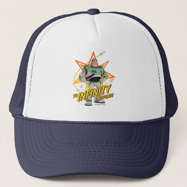 Toy Story 4 | Buzz "To Infinity & Beyond" Stars Trucker Hat (Front)