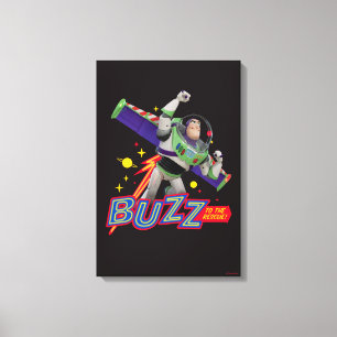 Toy Story 4   Buzz To The Rescue! Canvas Print