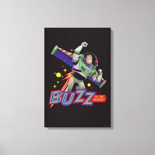 Toy Story 4  Buzz To The Rescue Canvas Print