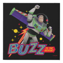 Toy Story 4 | Buzz To The Rescue! Faux Canvas Print