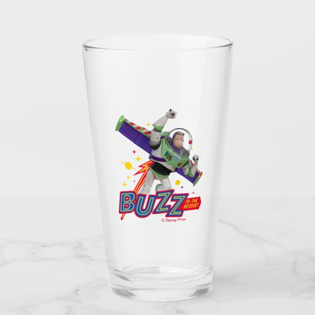 Toy Story 4 | Buzz To The Rescue! Glass (Front)
