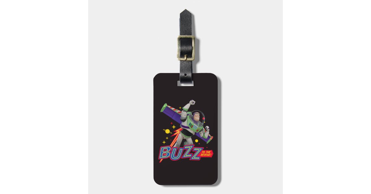 buzz lightyear luggage tag
