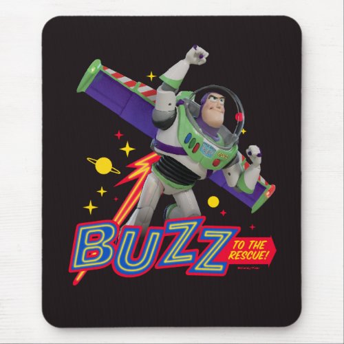 Toy Story 4  Buzz To The Rescue Mouse Pad