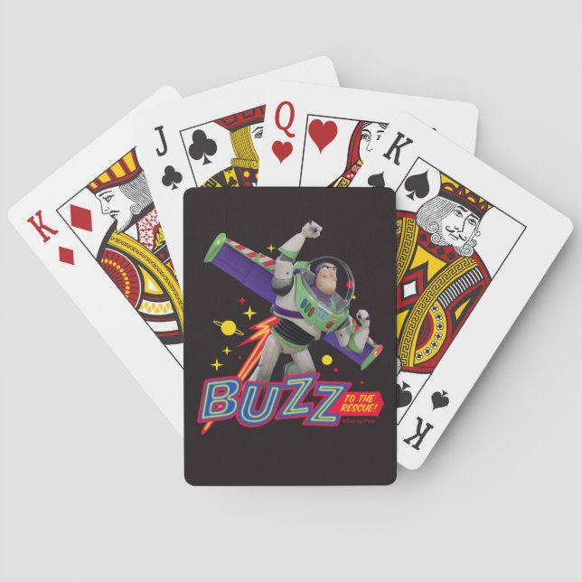 Toy Story 4 | Buzz To The Rescue! Playing Cards (Back)