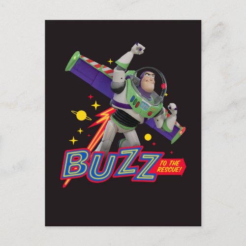 Toy Story 4  Buzz To The Rescue Postcard