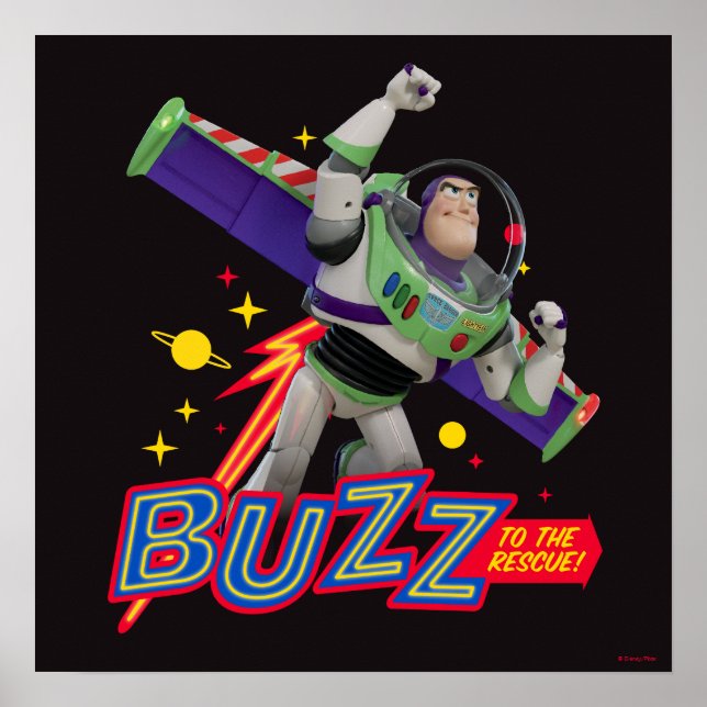 Toy Story 4 | Buzz To The Rescue! Poster (Front)