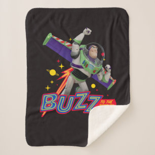 Toy Story 4 Buzz To The Rescue! Sherpa Blanket