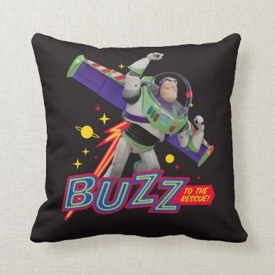 Toy Story 4 | Buzz To The Rescue! Throw Pillow