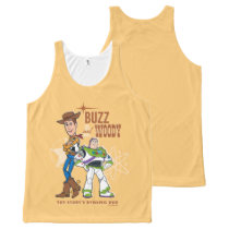 Toy Story 4 | Buzz & Woody "Dynamic Duo" All-Over-Print Tank Top