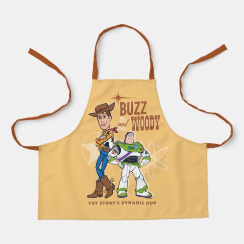 Toy Story 4  Buzz  Woody Dynamic Duo Apron