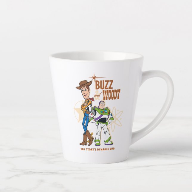 Toy Story 4 | Buzz & Woody "Dynamic Duo" Latte Mug (Right)