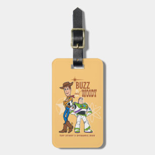 Toy Story 4 Buzz & Woody "Dynamic Duo" Luggage Tag