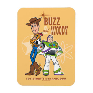 Toy Story 4 Buzz & Woody "Dynamic Duo" Magnet