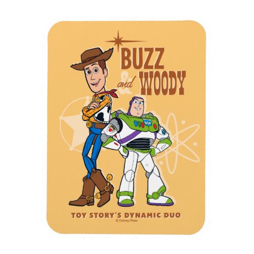 Toy Story 4  Buzz  Woody Dynamic Duo Magnet