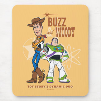 Toy Story 4 | Buzz & Woody "Dynamic Duo" Mouse Pad