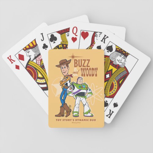 Toy Story 4  Buzz  Woody Dynamic Duo Playing Cards
