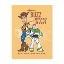 Toy Story 4 | Buzz & Woody "Dynamic Duo" Postcard