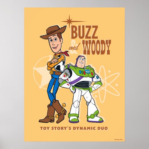 Toy Story 4  Buzz  Woody Dynamic Duo Poster