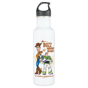 Toy Story 4 Buzz & Woody "Dynamic Duo" Stainless Steel Water Bottle