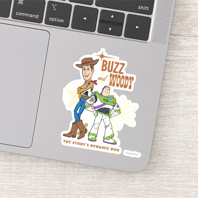 Toy Story 4 | Buzz & Woody "Dynamic Duo" Sticker (Detail)