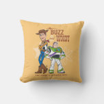 Toy Story 4 | Buzz &amp; Woody &quot;dynamic Duo&quot; Throw Pillow at Zazzle
