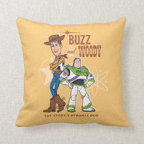 Toy Story 4 | Buzz & Woody "Dynamic Duo" Throw Pillow