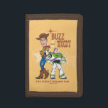 Toy Story 4 | Buzz & Woody "Dynamic Duo" Trifold Wallet<br><div class="desc">Disney/Pixar's "Toy Story 4" features the dynamic duo Woody and Buzz Lightyear! This cartoon graphic of the pair also feature a sheriff badge behind Woody and orbital icon behind Buzz.</div>