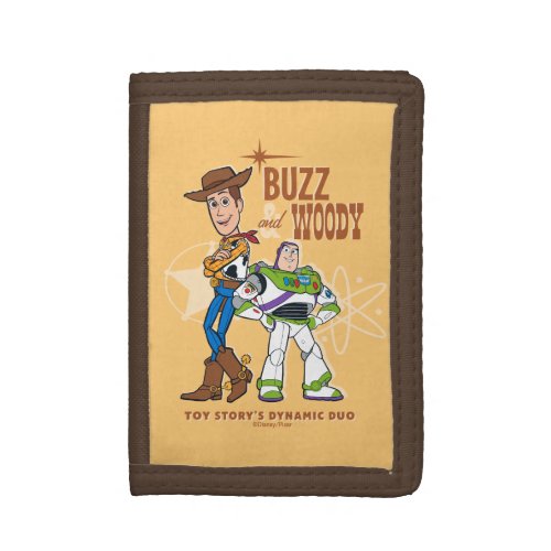 Toy Story 4  Buzz  Woody Dynamic Duo Trifold Wallet