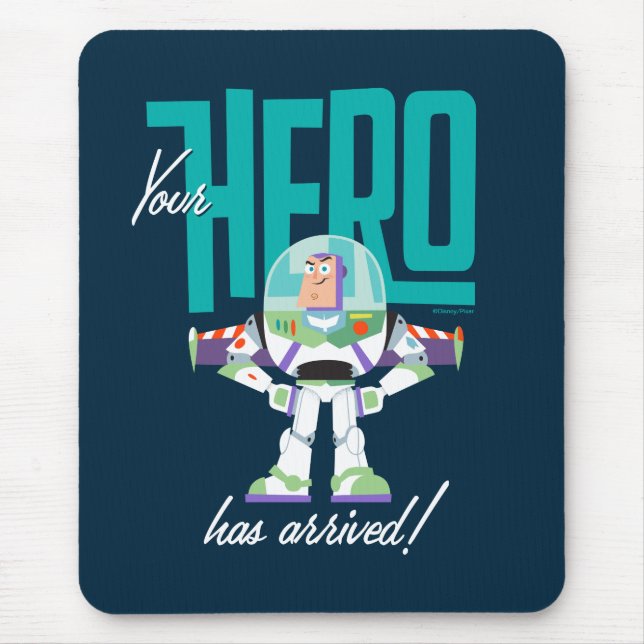 Toy Story 4 | Buzz "Your Hero Has Arrived" Mouse Pad (Front)