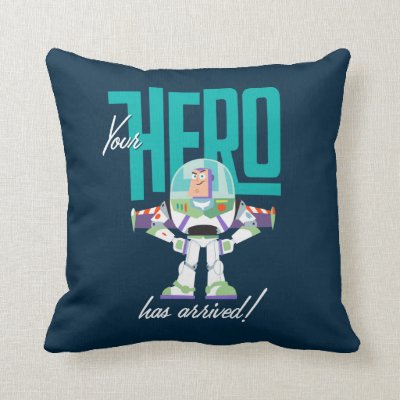Toy Story 4 | Buzz &quot;Your Hero Has Arrived&quot; Throw Pillow