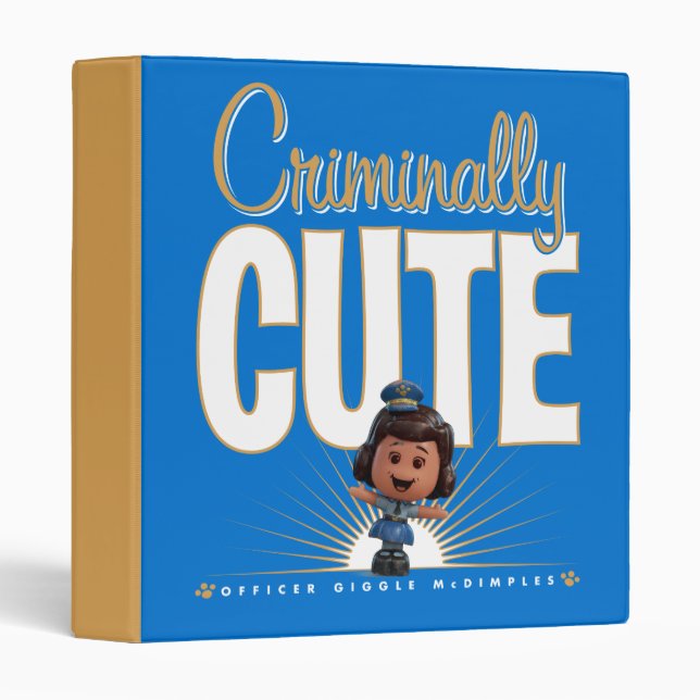 Toy Story 4 | "Criminally Cute" Giggle McDimples 3 Ring Binder (Front/Spine)