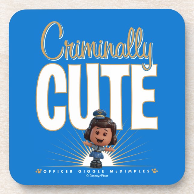 Toy Story 4 | "Criminally Cute" Giggle McDimples Beverage Coaster (Front)