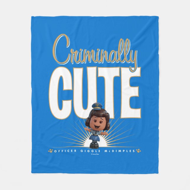 Toy Story 4 | "Criminally Cute" Giggle McDimples Fleece Blanket (Front)