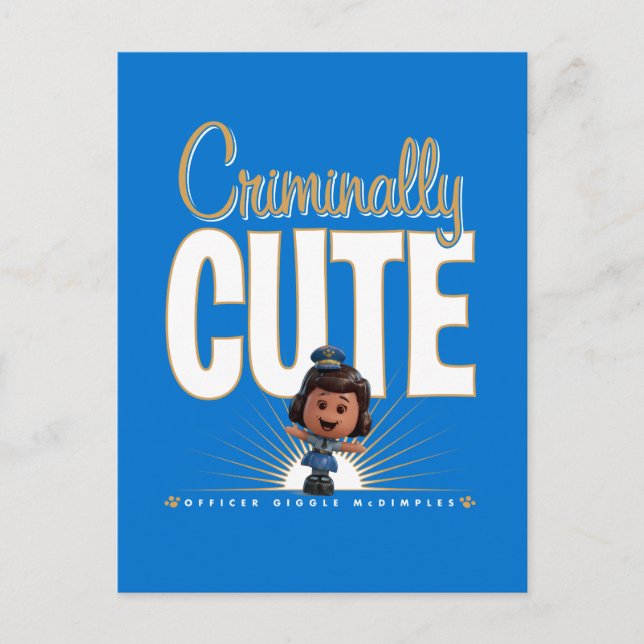 Toy Story 4 | "Criminally Cute" Giggle McDimples Postcard (Front)