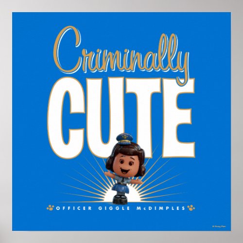 Toy Story 4  Criminally Cute Giggle McDimples Poster