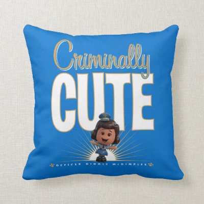 Toy Story 4 | &quot;Criminally Cute&quot; Giggle McDimples Throw Pillow