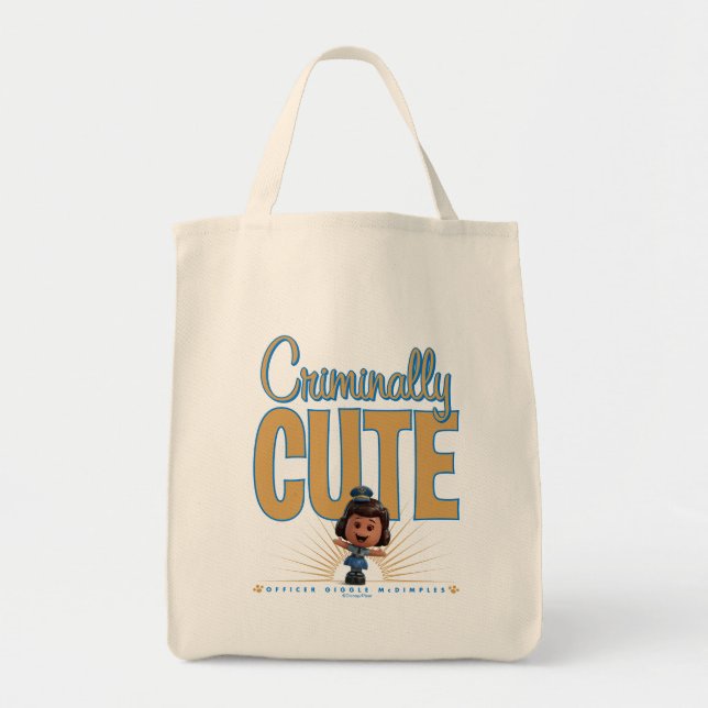 Toy Story 4 | "Criminally Cute" Giggle McDimples Tote Bag (Front)
