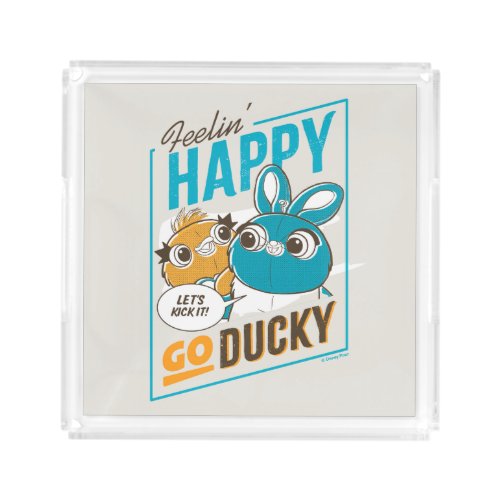 Toy Story 4  Feelin Happy Go Ducky Acrylic Tray