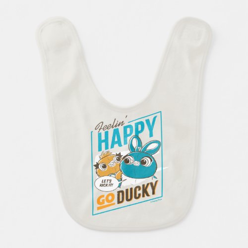 Toy Story 4  Feelin Happy Go Ducky Baby Bib