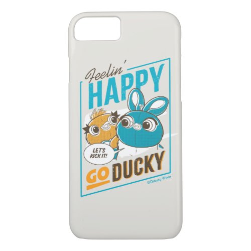 Toy Story 4  Feelin Happy Go Ducky iPhone 87 Case