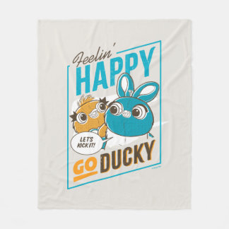 Toy Story 4 | Feelin' Happy Go Ducky Fleece Blanket