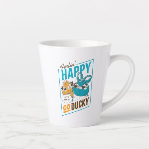 Toy Story 4  Feelin Happy Go Ducky Latte Mug