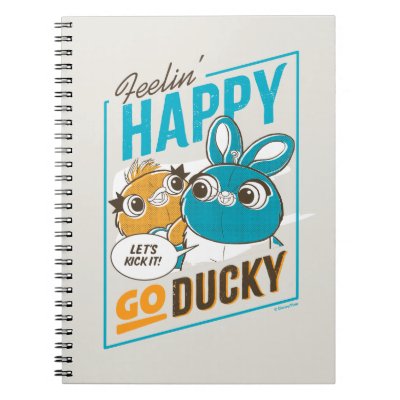 Toy Story 4 | Feelin' Happy Go Ducky Notebook